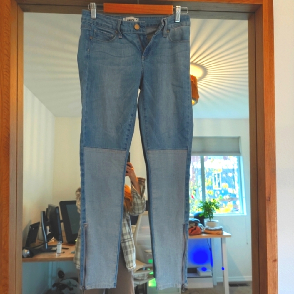 Paige runaway cara zip jeans